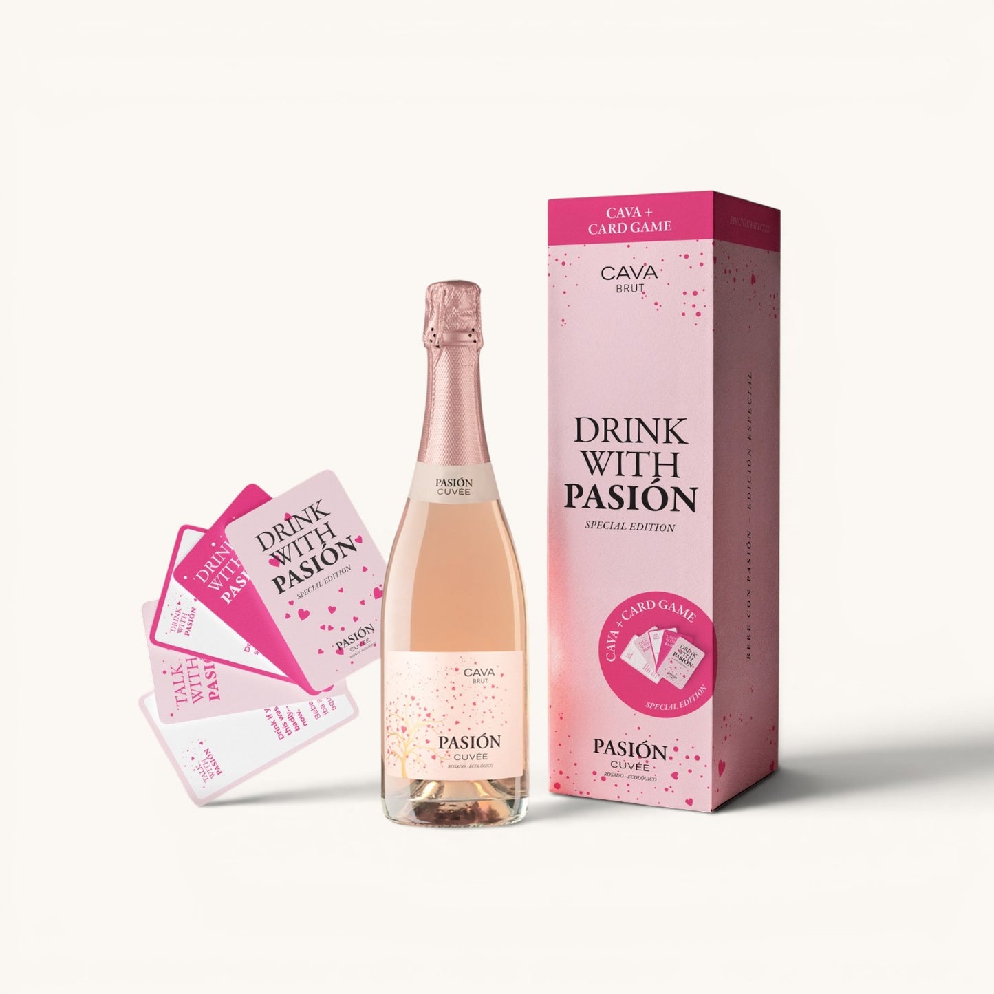 Cava Pasión Cuvée Brut Rosado (gjafaaskja)