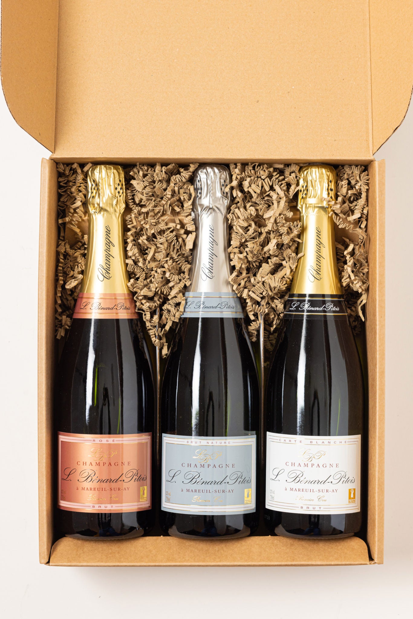 L. Bénard-Pitois Rosé, Natur & Carte Blanche saman í öskju