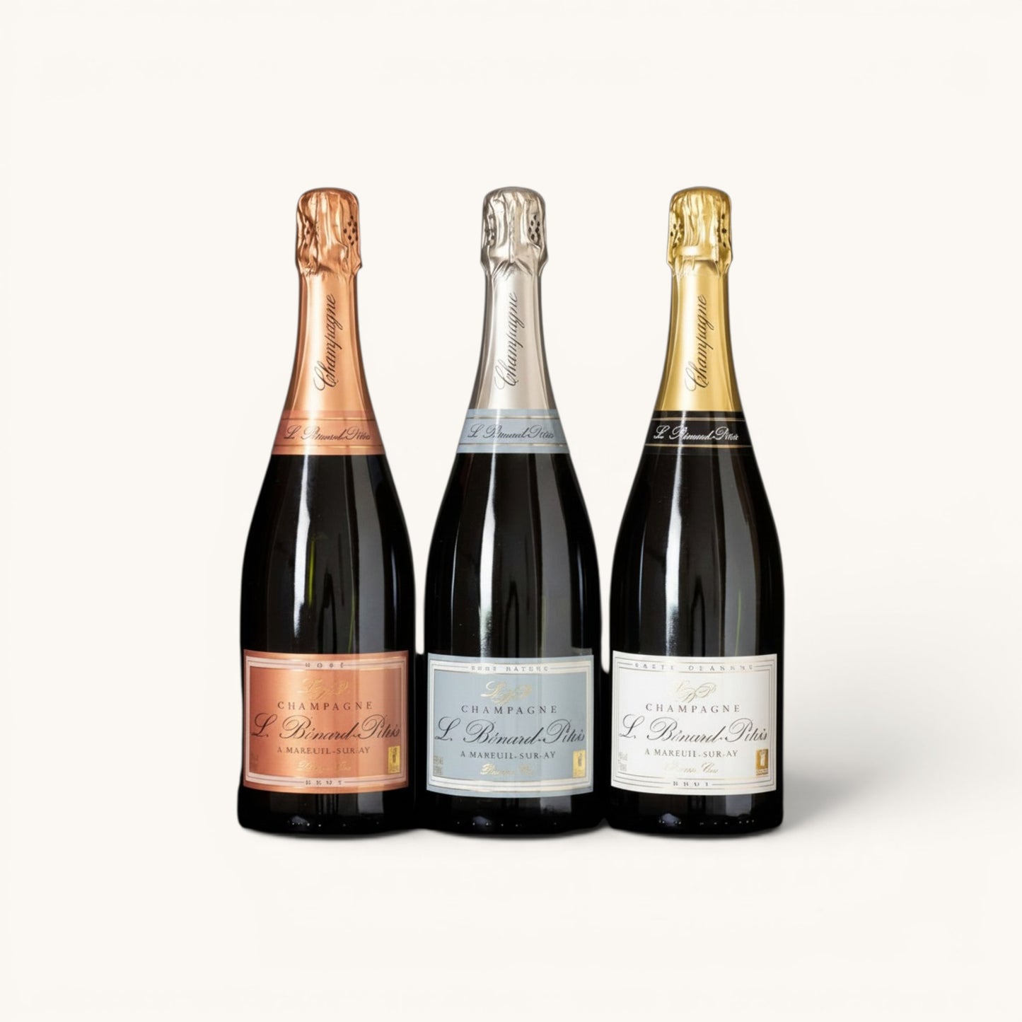 L. Bénard-Pitois Rosé, Natur & Carte Blanche saman í öskju